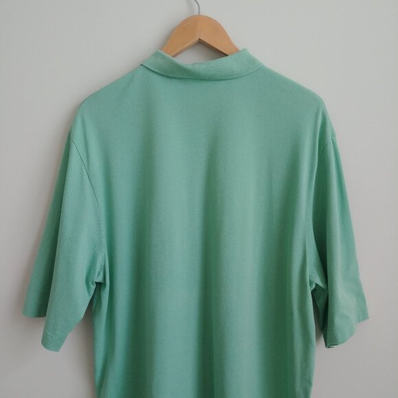 Ralph Lauren Polo Golf XL 100% pima cotton light green polo shirt made in Peru - Picture 4 of 15